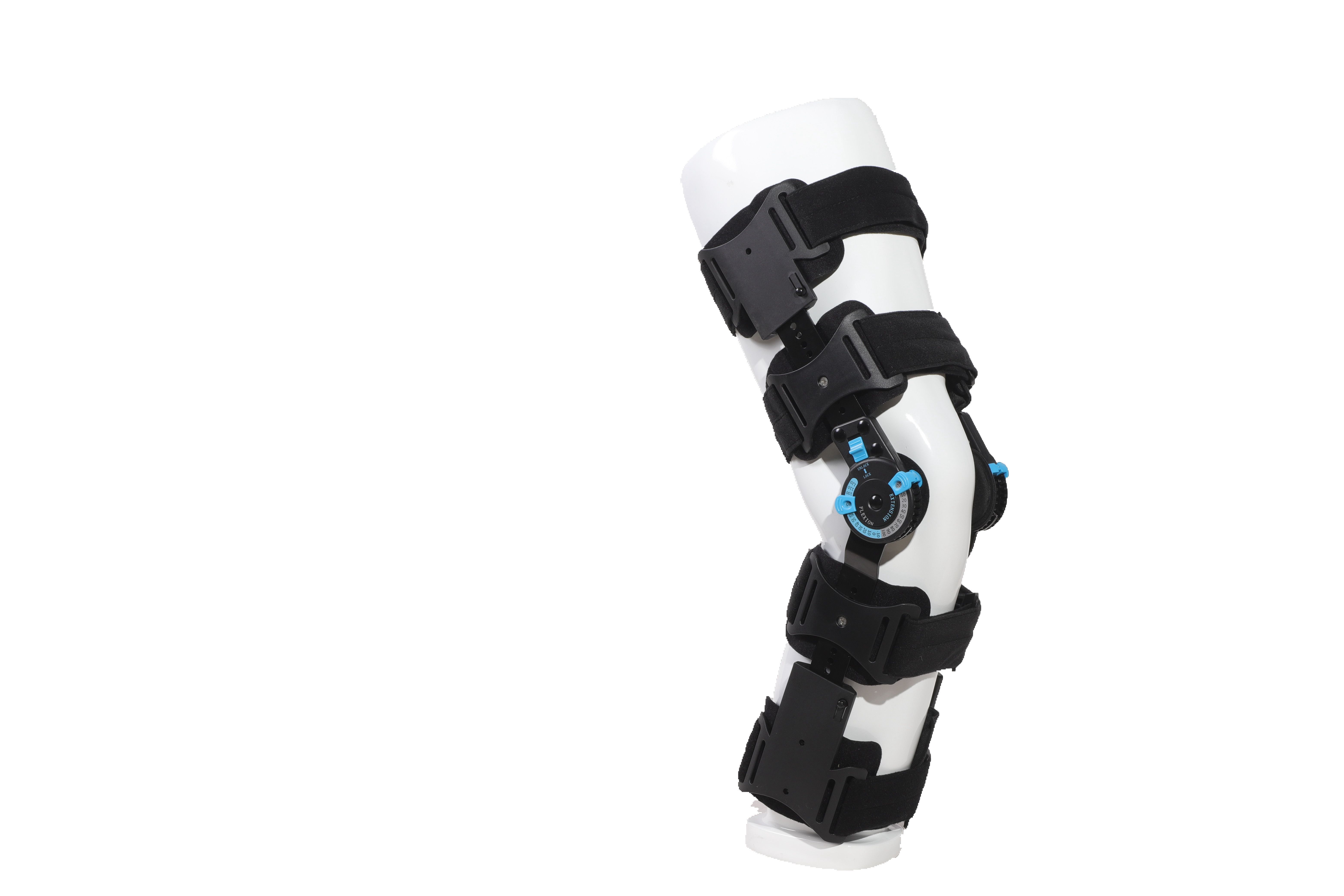 Knee brace for osteoarthritis Adjustable Knee Immobilizer with side Stabilizers of locking dials