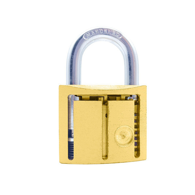 20mm 30mm 40mm 50mm 60mm High Security Custom Small Solid Brass Pad Lock Combination Hardened Shackle Brass Padlock