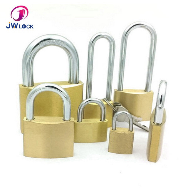 20mm 30mm 40mm 50mm 60mm High Security Custom Small Solid Brass Pad Lock Combination Hardened Shackle Brass Padlock