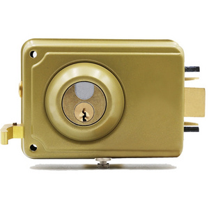 Abs Thumbturn Night Latch For Garden Gate Brass Night Latch Rim Dead Lock Double Handle