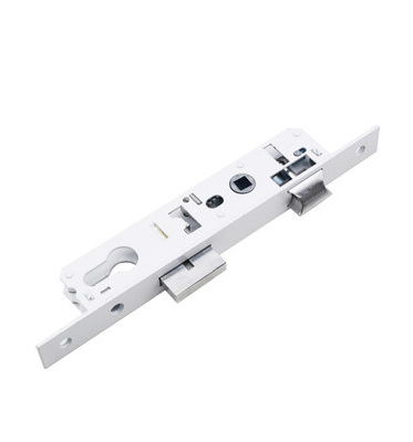 85mm Backset Narrow Stainless Steel Solid Latch Hotel Mortise Lock Body Short Lockbody With Cylinder Steel Chrome Face Plate