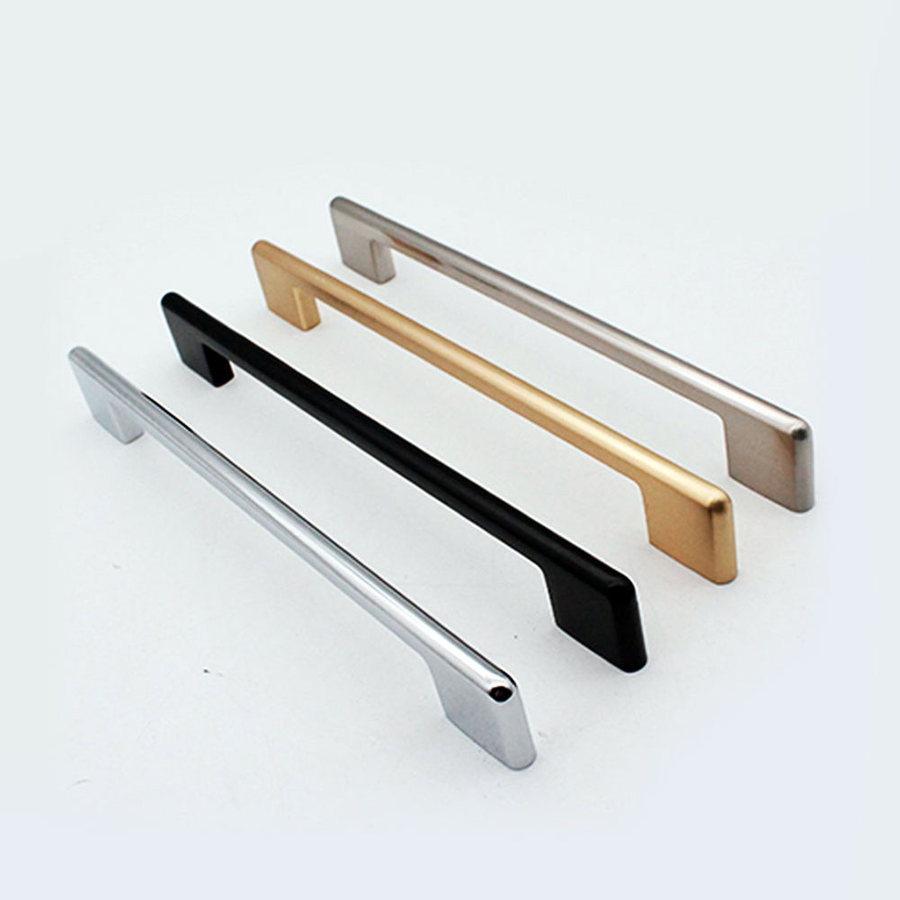 Handles Gold Silver Black Modern China Cupboard Wardrobe Pull Window Drawer Kitchen Cabinet Door Knobs Furniture Handles