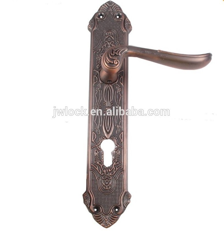 High Quality modern Classic Zinc Copper Wooden door handle