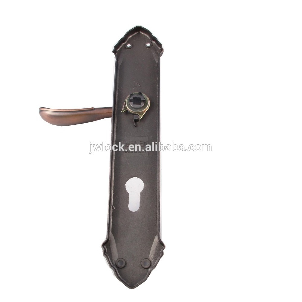 High Quality modern Classic Zinc Copper Wooden door handle