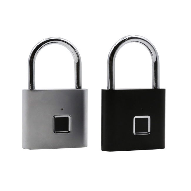 Anti-Dust Smart Small Keyless Tuya Padlock Fingerprint Locks With App Control Fingerprint Padlocks For Luggage Gym Drawer Locker