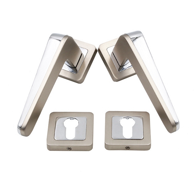 High Quality Zinc Alloy North American Double Cylinder Deadbolt And Knob Set Keyed Fireproof Handle Door Lever Handle Door Lock