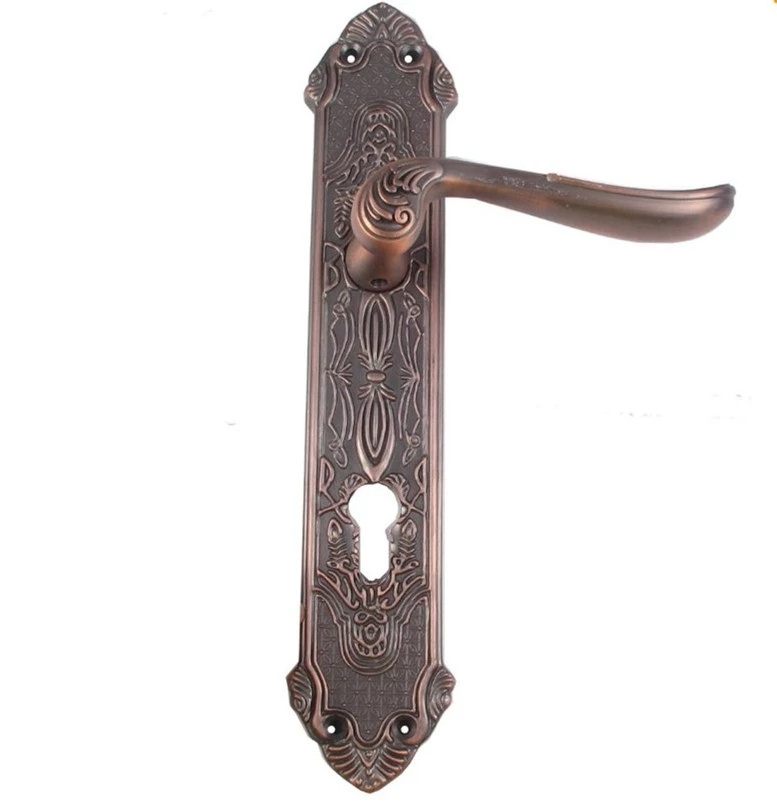 High Quality modern Classic Zinc Copper Wooden door handle