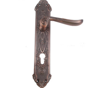 High Quality modern Classic Zinc Copper Wooden door handle