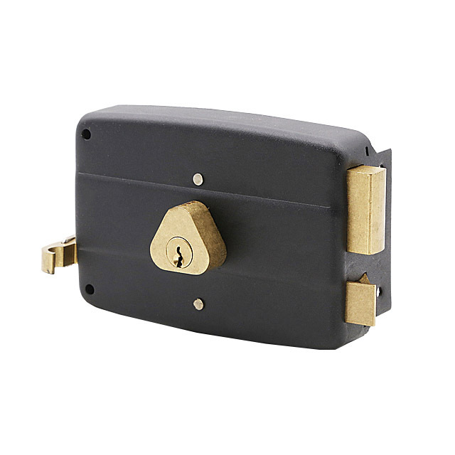 Waterproof 540-3 Gate Lock Brass Rim Lock Outside Door Lock