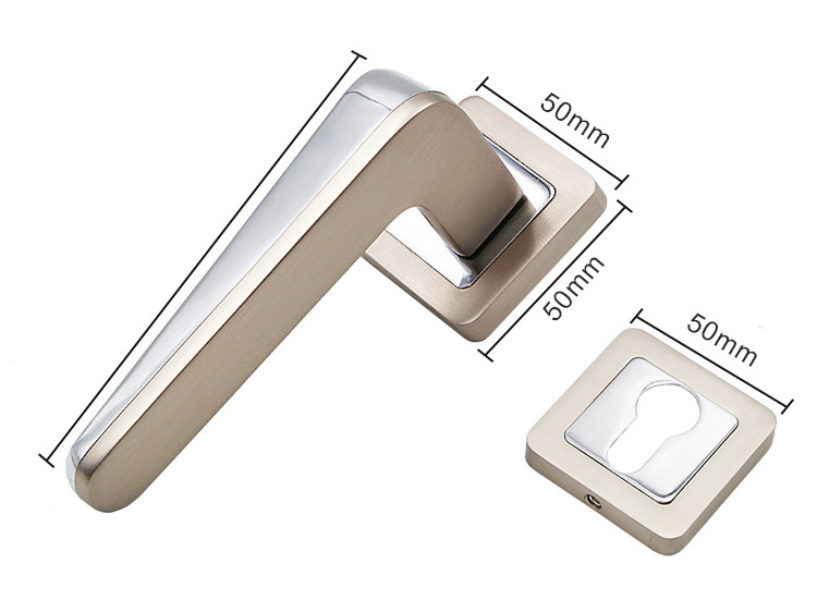 High Quality Zinc Alloy North American Double Cylinder Deadbolt And Knob Set Keyed Fireproof Handle Door Lever Handle Door Lock