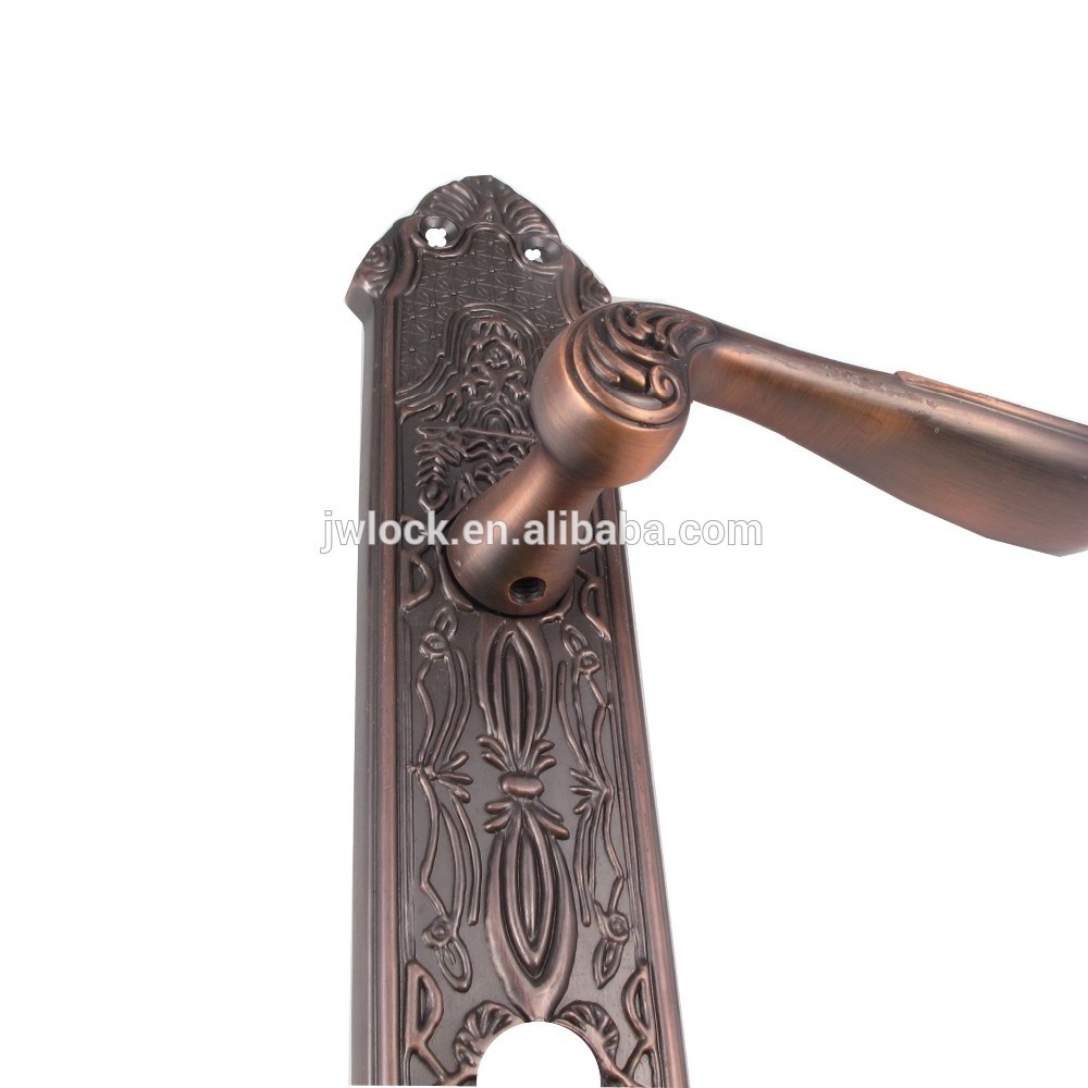 High Quality modern Classic Zinc Copper Wooden door handle