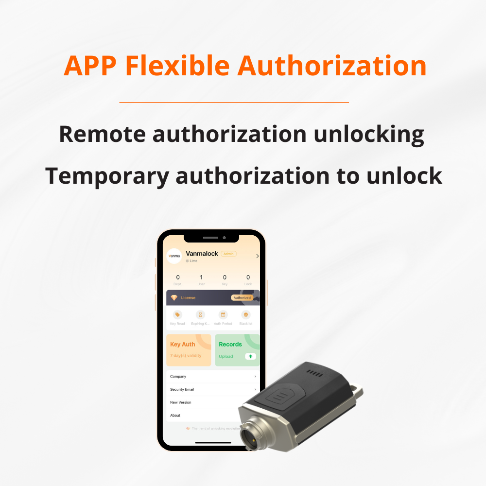 Vanma key management Anti-Theft Intelligent Machines Power Industry smart padlock
