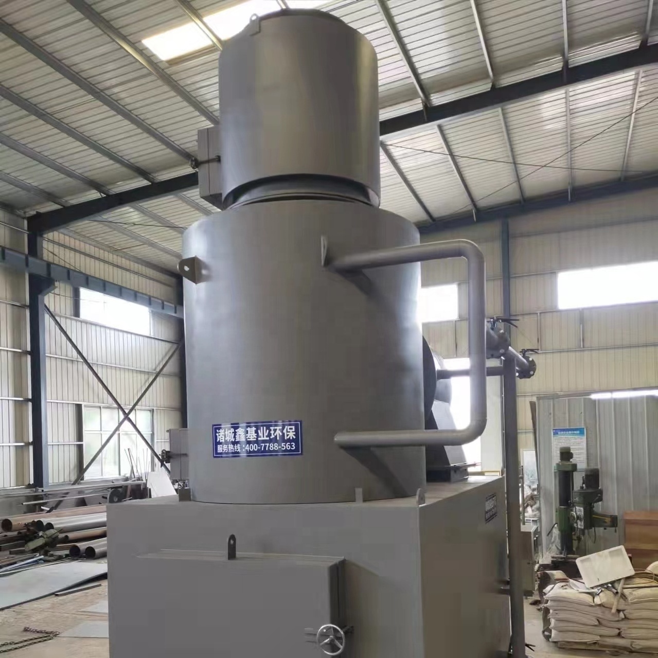 domestic garbage incinerator rotary incineration furnace new vegas PCB gold circuit scrap waste incinerator E Waste gold