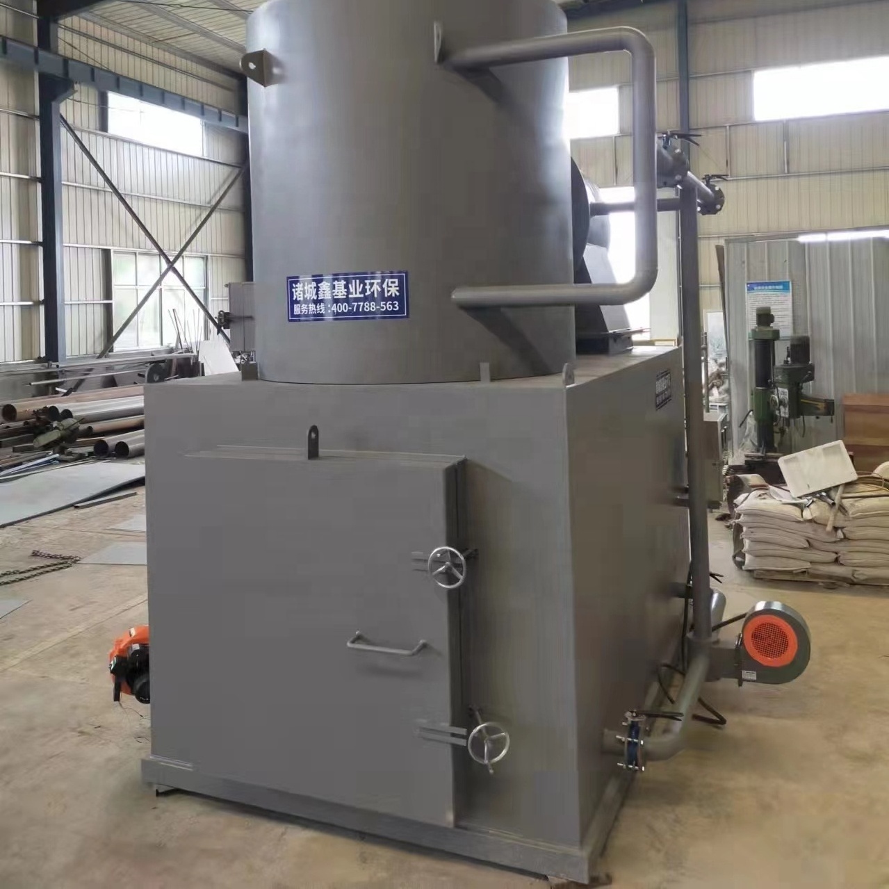 domestic garbage incinerator rotary incineration furnace new vegas PCB gold circuit scrap waste incinerator E Waste gold