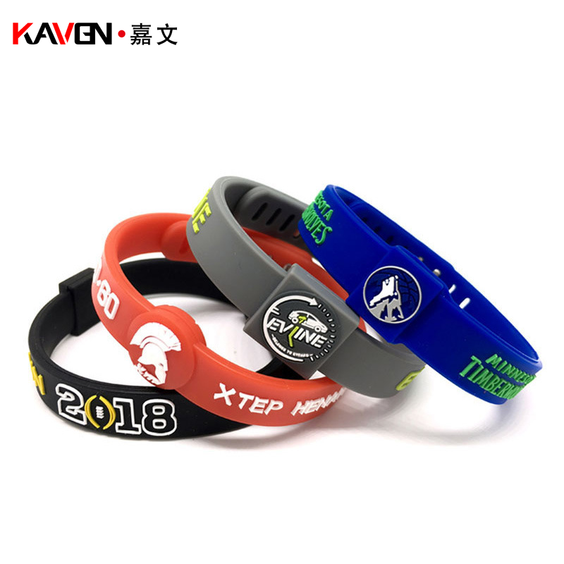 Pulsera De Evento Adjustable Anime Anti-mosquito Buy Wristbands Custom Debossed Filling Color Rubber Silicone Wristband