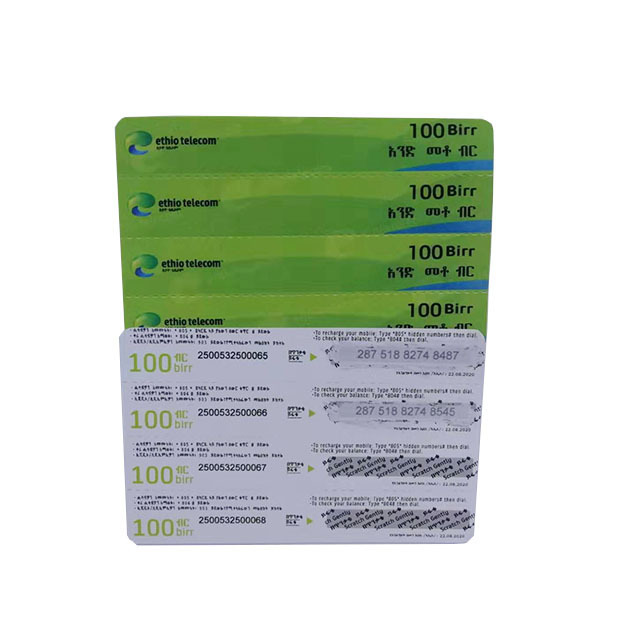 Custom Paper Scratch Calling Prepaid Card Printing Factory in China