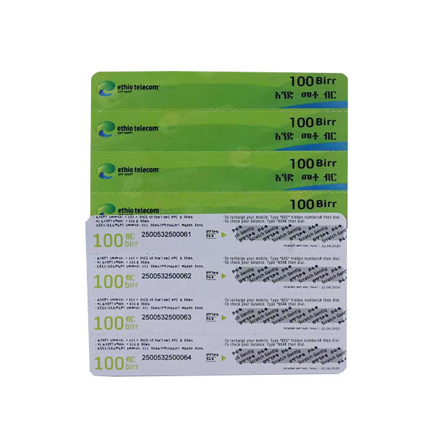 Custom Paper Scratch Calling Prepaid Card Printing Factory in China