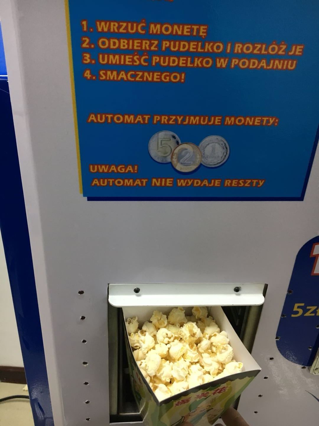 Pop Corn Vending Machine