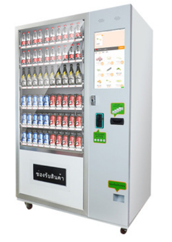 sushi vending machine with advertising screen and lift system bill acceptor for vending machine powerbank vending machine