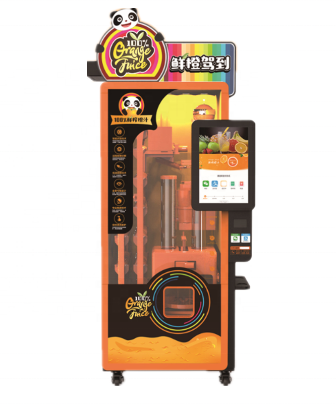 Hot sale smart fresh orange juice vending machine