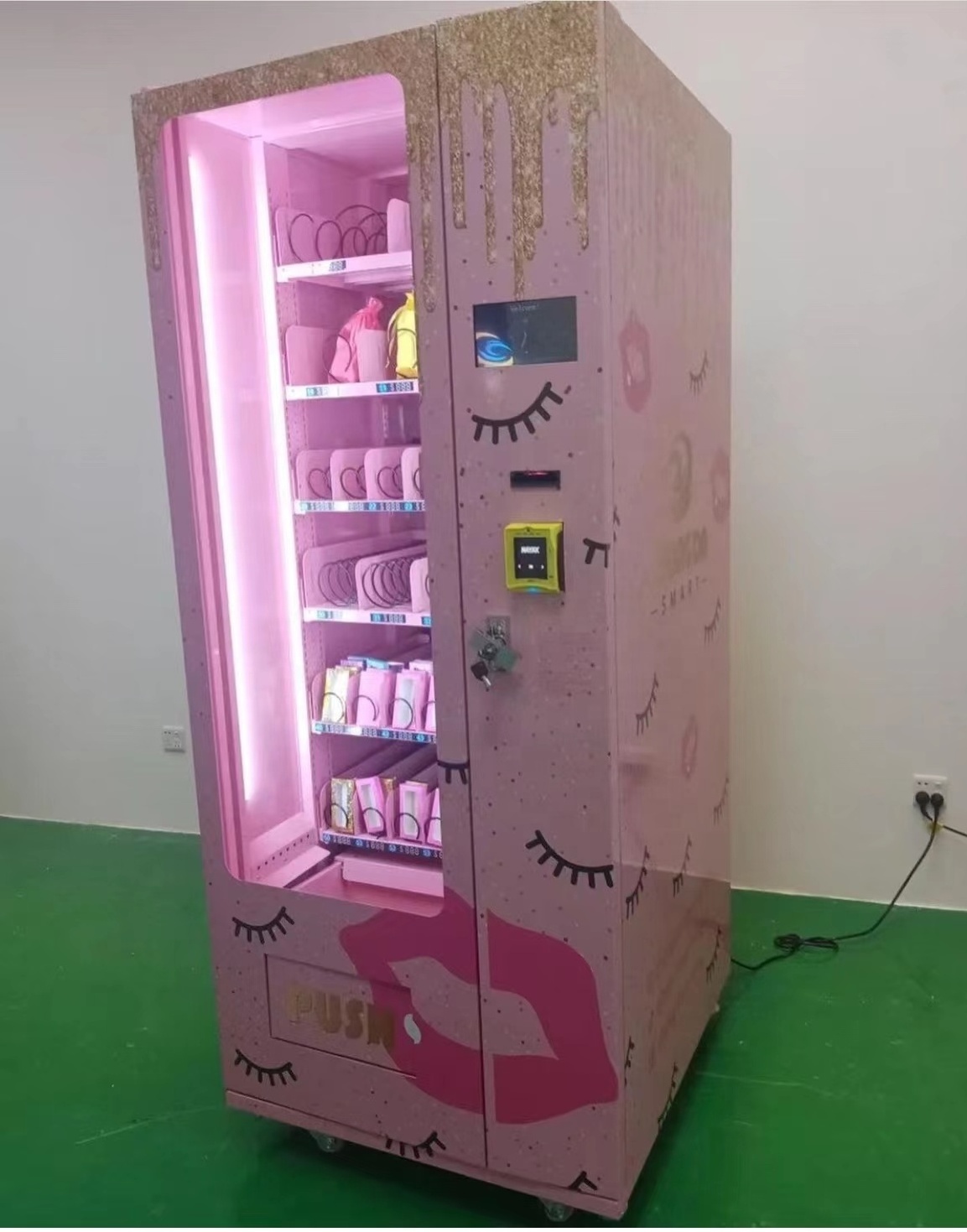 JW cheap single-door snack drink chocolate Vending Machine for sale