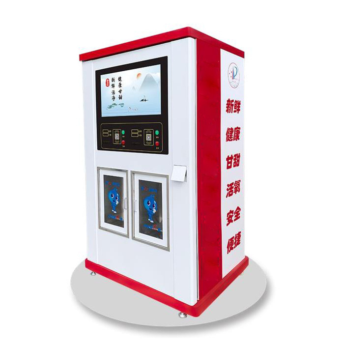 coin and bill operated water dispenser with filters purifying system /pure drinking water vending /water video machine