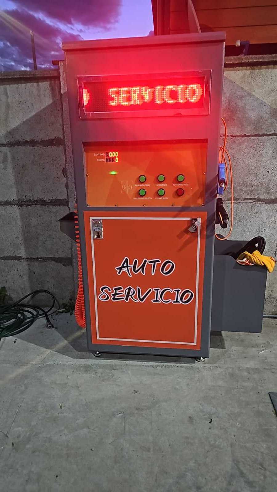 Coin operated 24 hours self service car wash vending machine,auto car wash machine with With Vacuum Disinfection Machine