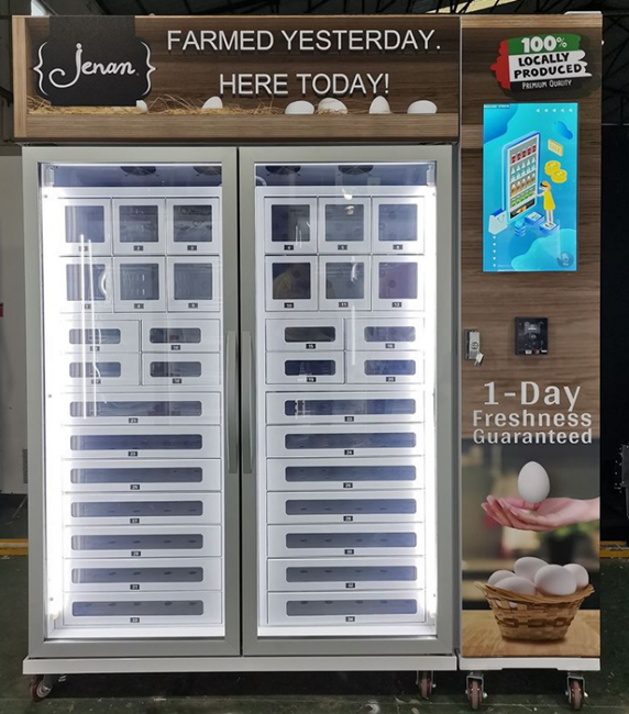 Locker vending machine 24 hours online self service convenience stores Apple/Google Pay vending machine