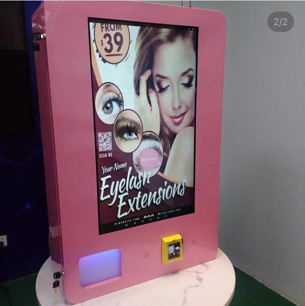 jw Hot sale desktop/wall mounted mini small vending machine Eyelash/Lipstick/Cigarettes/Face masks vending machines