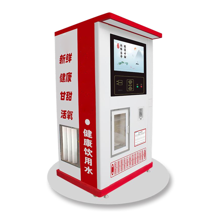 coin and bill operated water dispenser with filters purifying system /pure drinking water vending /water video machine