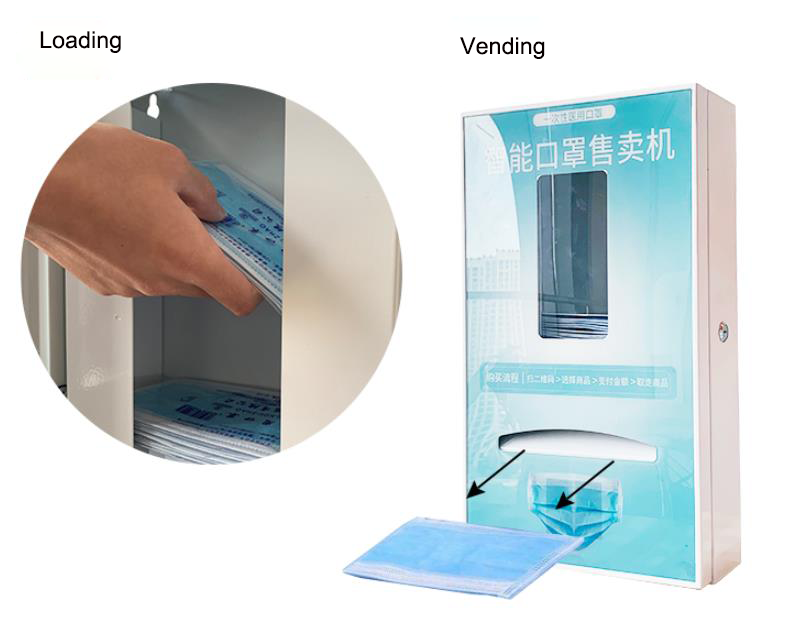 Mini Vending Machine For Sanitary Napkin Pad Tampon Towel Dispenser  Coin and Bill Operated  Vending Machine