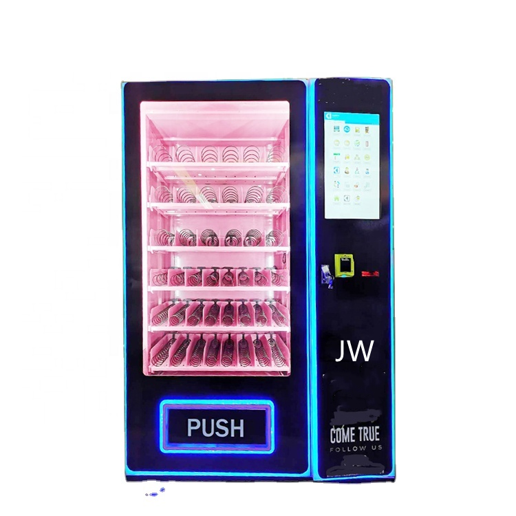 Smart 21.5 inch touch screen vending machine with lift and conveyor belt tray Customised vending machine