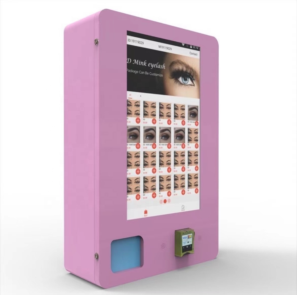 jw Hot sale desktop/wall mounted mini small vending machine Eyelash/Lipstick/Cigarettes/Face masks vending machines