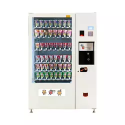 JW custom automated instant noodles hot ramen noodle vending machine,vending machine ramen touch screen subway shopping mall