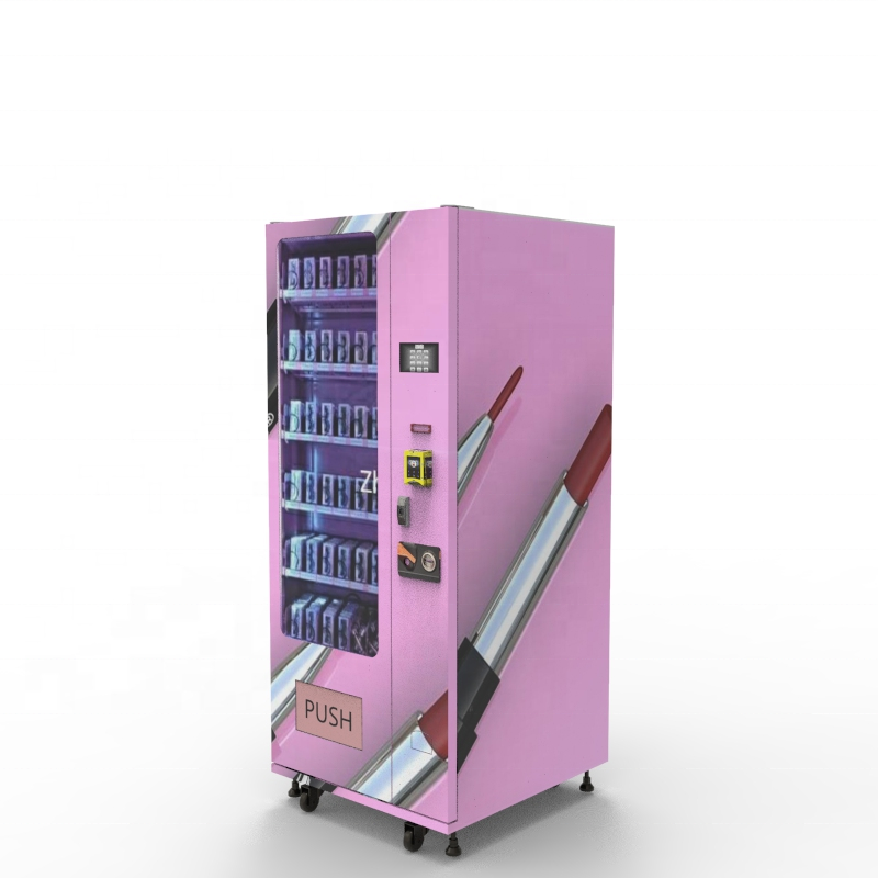 JW customized korean mini hair beauty vending machine pink eyelash hair nail cosmetic small vending machines for false lashes