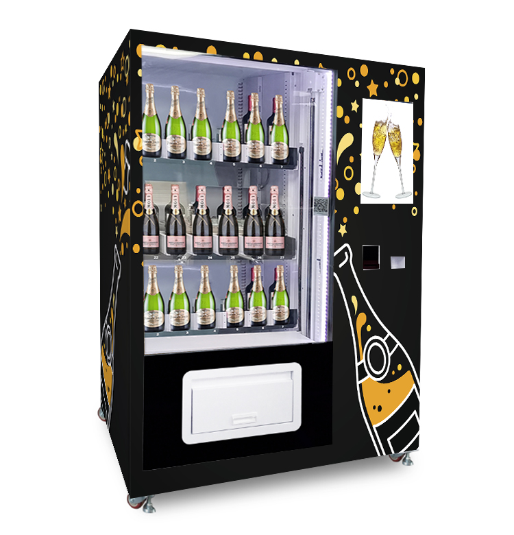 red wine whiskey vending machine beer wine bottle vending machine with elevator vending machine for wine and  champagne