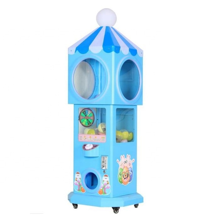 Smart Automatic Cotton candy making machine flower shape cotton vending machine custom candy sweet vending business