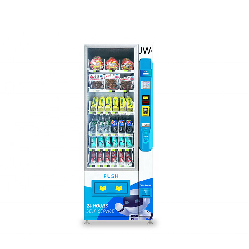 JW cheap single-door snack drink chocolate Vending Machine for sale