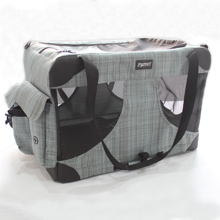 Portable Foldable Soft Pet Travel Crate Dog Steel Wire Pet Bag Carriers