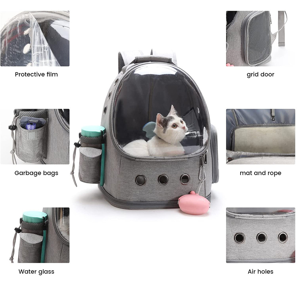 Cat Backpack Carrier Pet Backpack Bubble Travel Bag Space Capsule For Outdoor