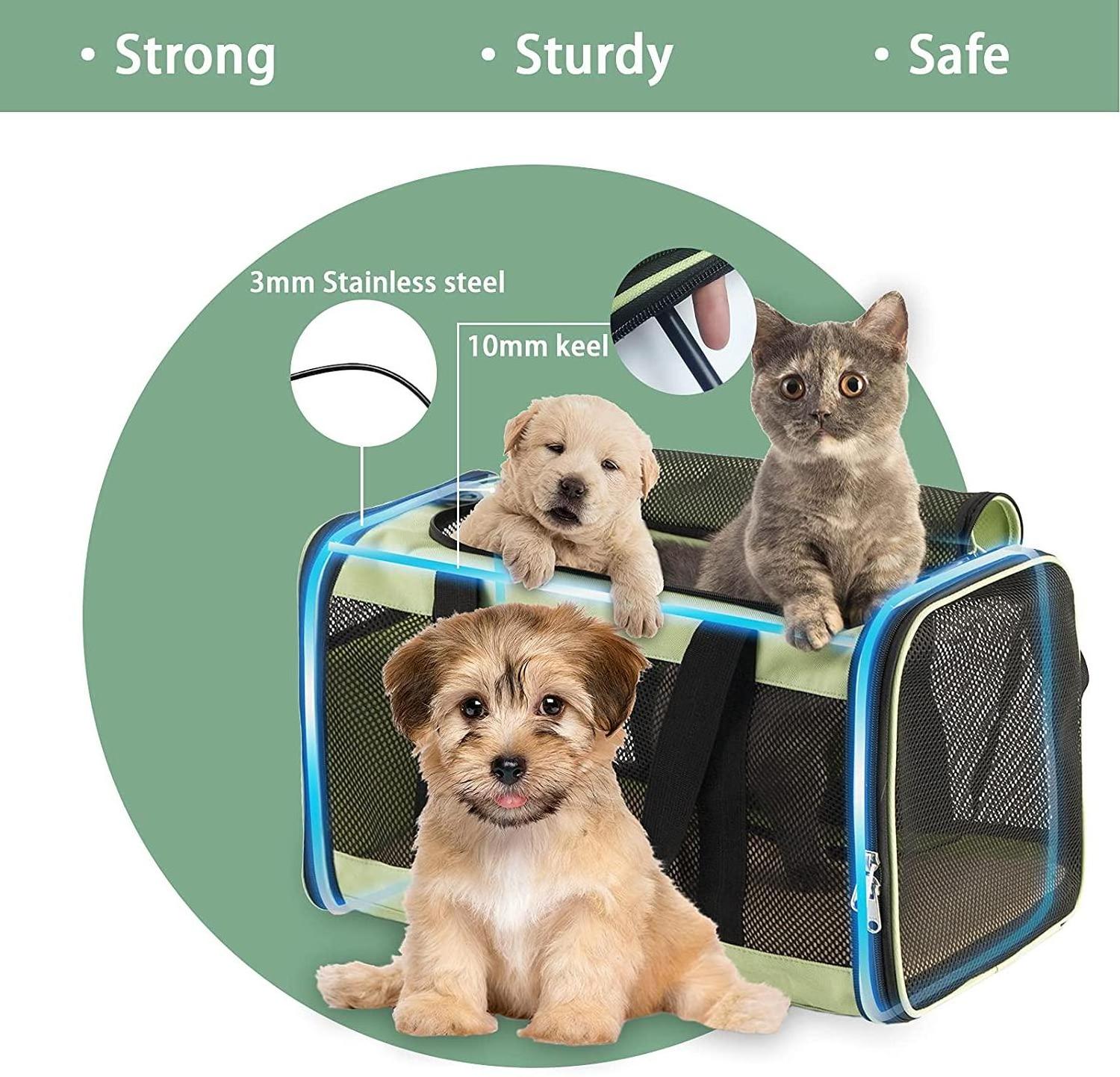 cat carriers for large cats 20 lbs Soft Medium Pet Carrier Bag Dog Carrier for Small Dogs Collapsible Portable