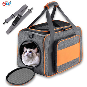 Cat Carrier Pet Carrier, Pet Travel Carrier for Medium Cats Dogs Under 25 lbs, Airline Approved Large Capacity Storage Bag