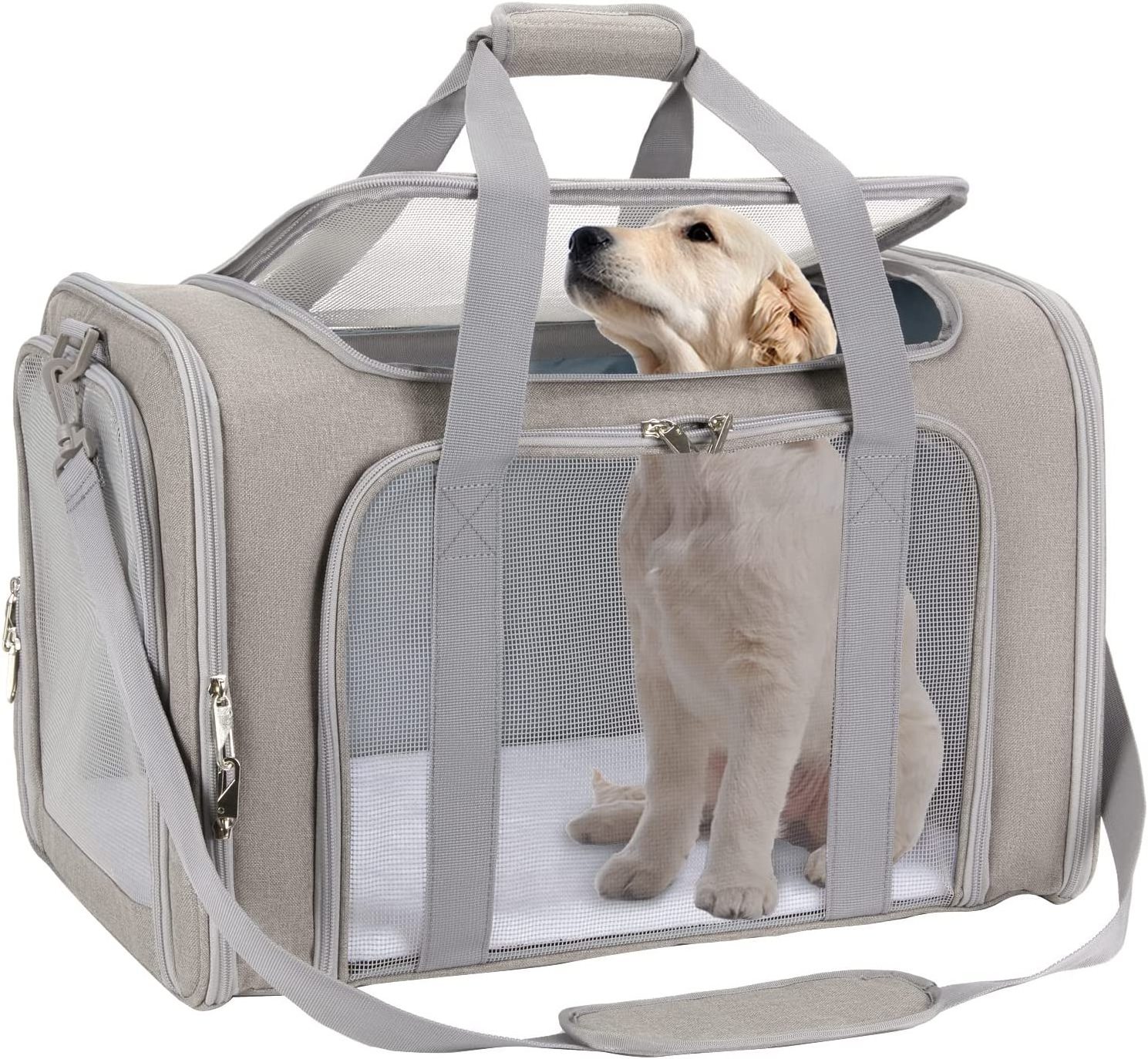 JW PET airline approved dog carrier,pet travel bag,cat travel carrier dog bag carrier Detachable soft-sided