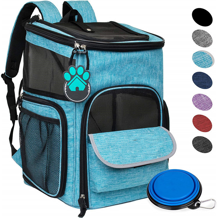 Wholesale Airline Approved Pet Travel Bag Dog Cat Carrier Pet Backpacks For Dogs Cats Hiking Outdoor