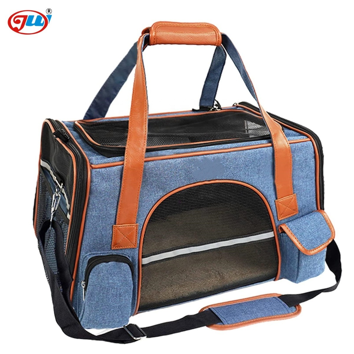 ZYZ Pet Carrier for kitten and medium puppy Airline Approved Soft cat backpack,Ventilated dog Travel bags,Car Seat Safe hiking