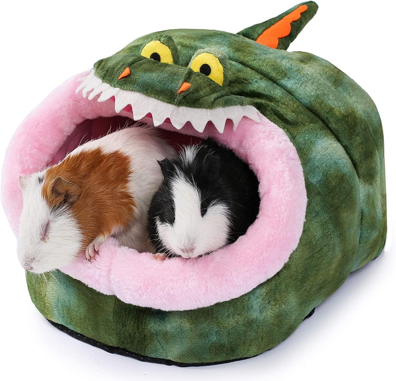 ZYZPET Rat Bed Hut Guinea Pig Hideout House Small Animal Tent Accessories Rabbit Hideaway Supplies for Cages