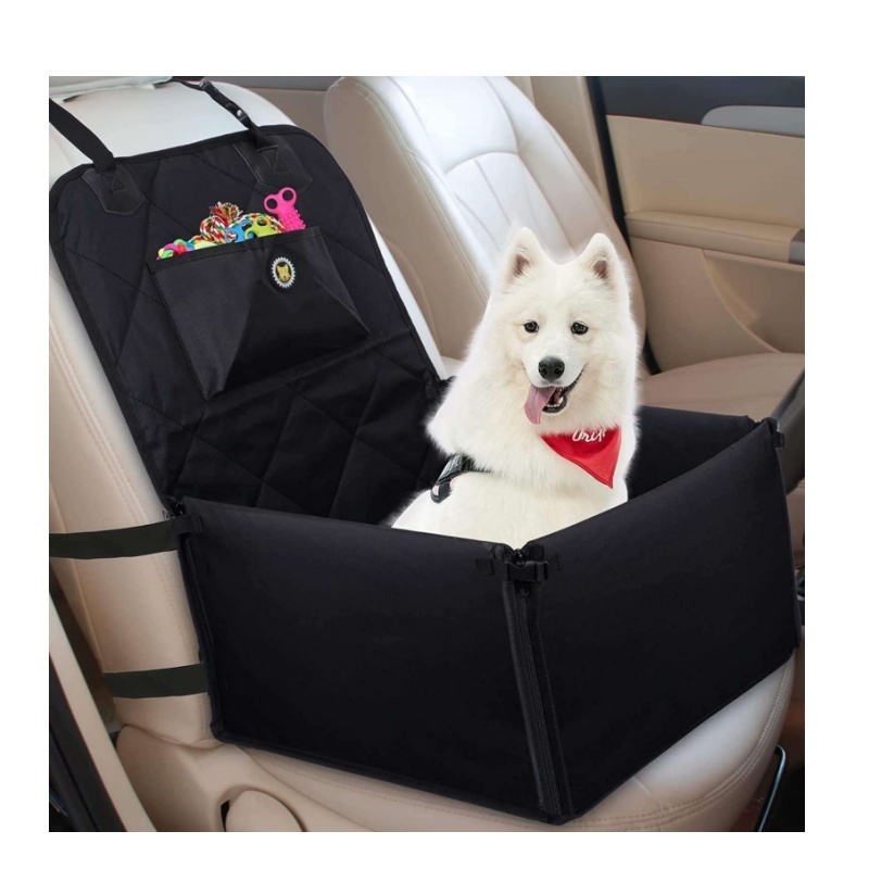 Customize Safety Dog Car Seat Puppy Car Booster Seat Waterproof Dog Carrier For Small Dogs