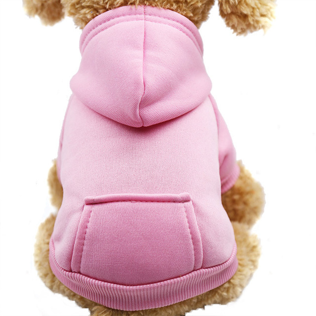 Wholesale xxxs Cheap Multicolor Soft Fleece Winter Warm Hoodie Blank Diy apparel Jacket Coat Pet Dog Clothes