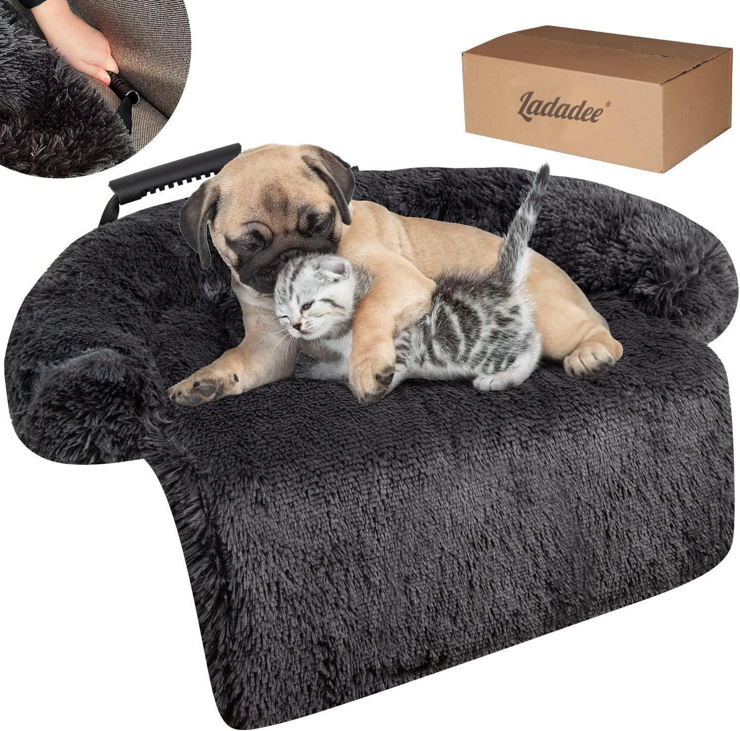 ZYZPET Dogs Couch Calming Bed Washable Waterproof, Pet Couch Cover for Dog landing Sofa Bed Protector Cover, Plush Dog Bed Mat