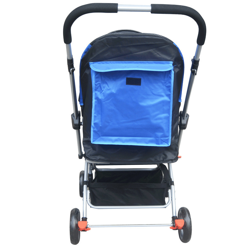 Four Wheel Pet Stroller for Cat Dog and More Foldable Carrier Strolling Cart Multiple Colors